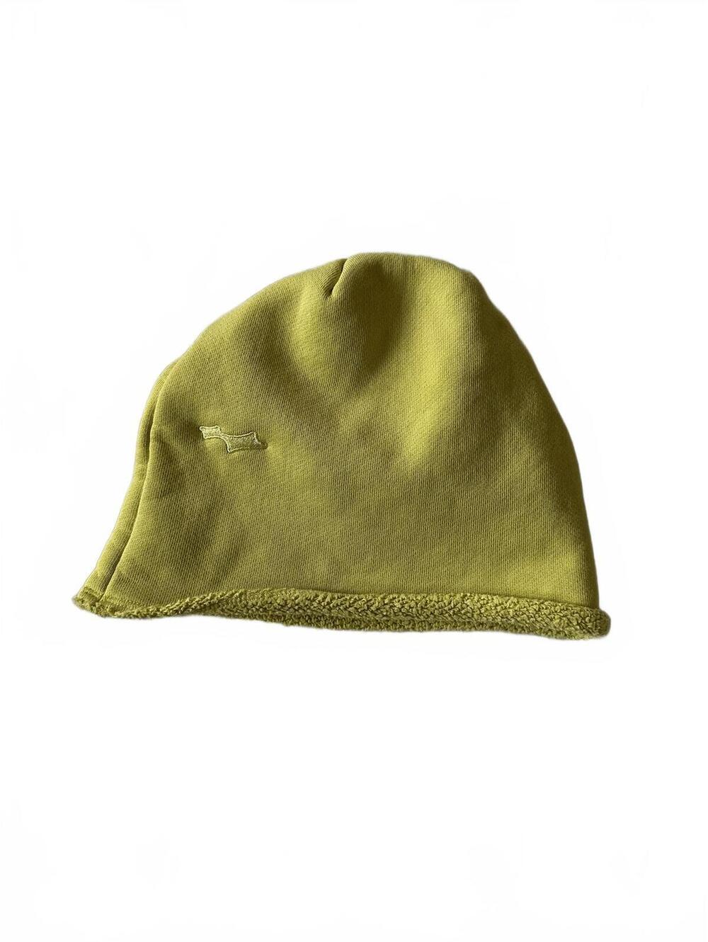 Made in USA Skylrk Lime Green Fleece Beanie Skullie Cap